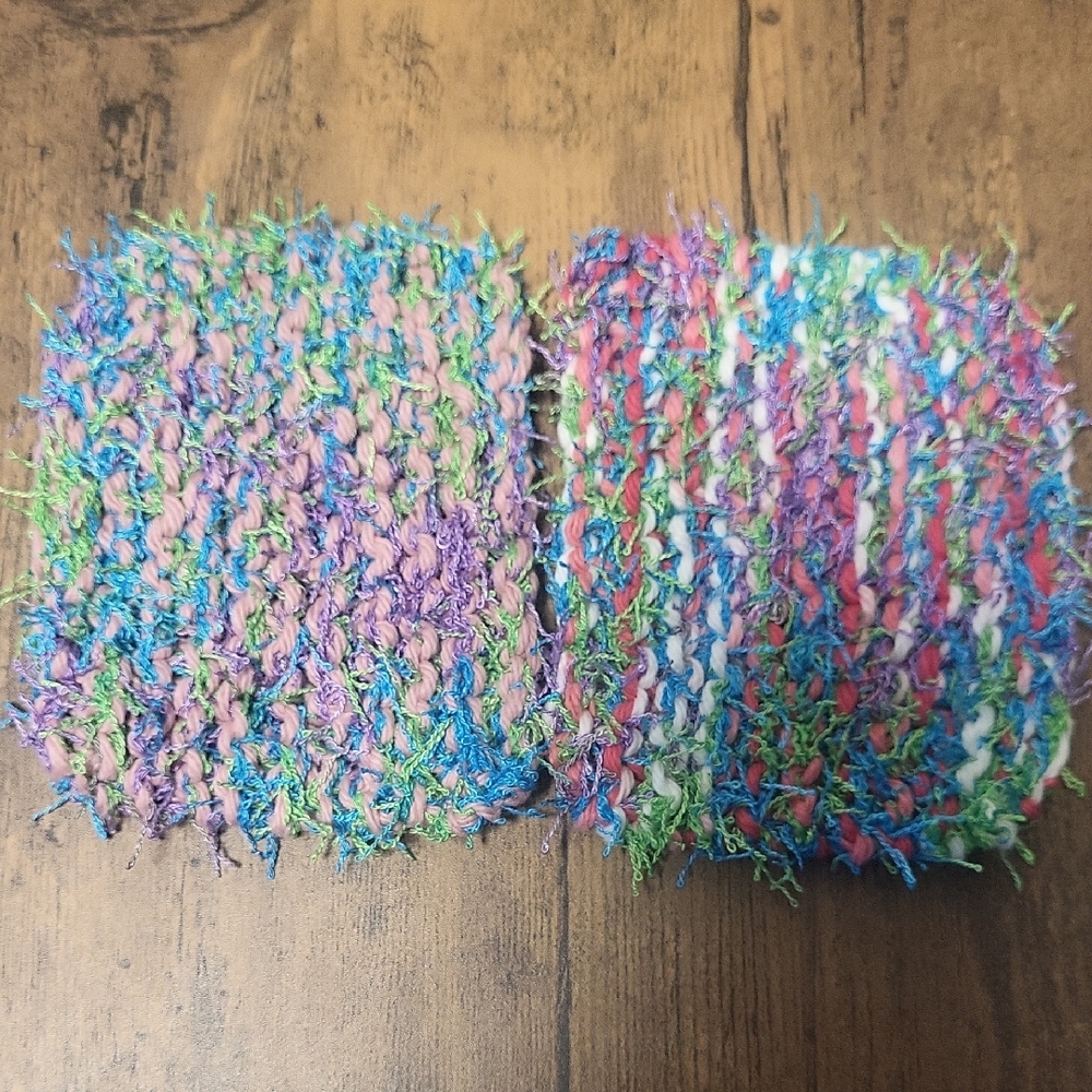 Handmade Multicolor Scrubby Set - Picture 4 of 4